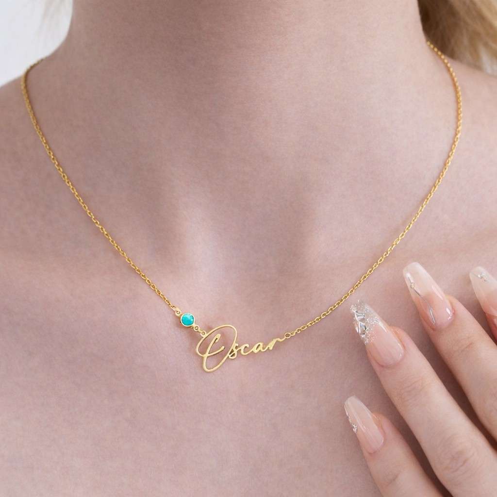 custom gift female jewelry fashion necklace unique necklace letter necklace name chain custom chain delicate necklace simple necklace modern necklace chic necklace pretty necklace