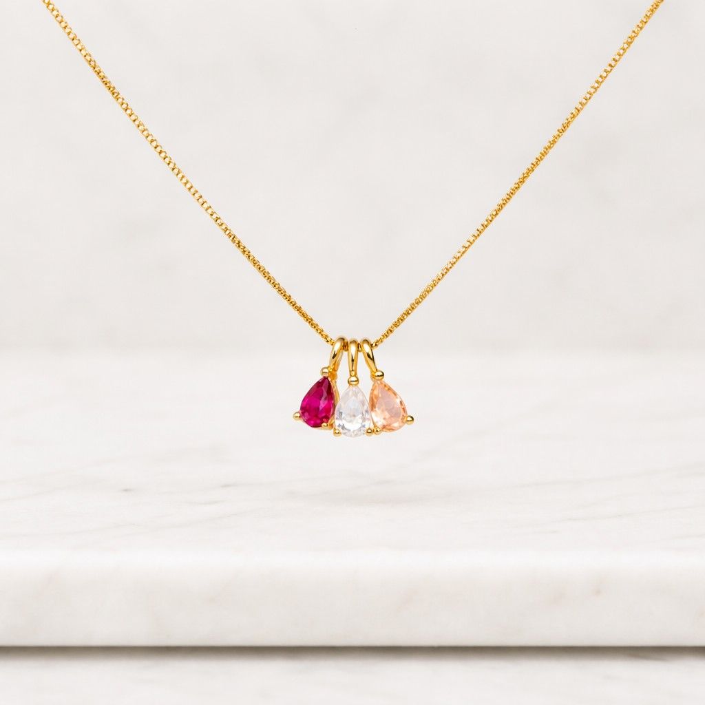 cute necklace chic necklace feminine necklace sparkle necklace crystal necklace trio pendant necklace hanging charms necklace cable chain necklace petite necklace unique necklace