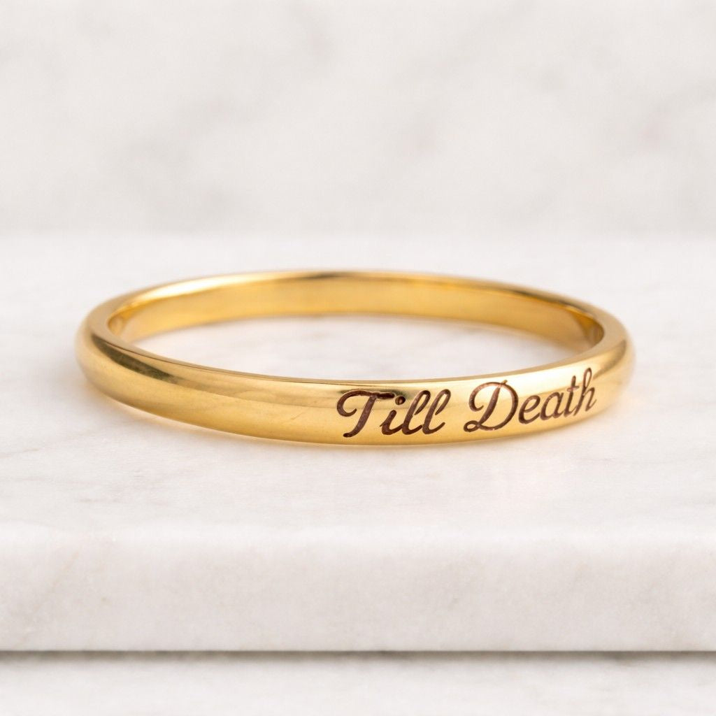 dainty bridal accessory everyday fashion ring matching couple band sentimental jewelry gift for girlfriend aesthetic rose gold ring lightweight comfort fit band