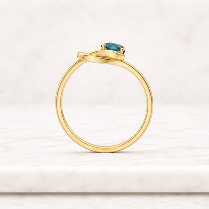 3.0 Carat Fancy Vivid Blue Color VS/SI Clarity IGI Certified Round Ideal Cut Lab Grown Diamond Halo & Pave Engagement Ring 14k Gold