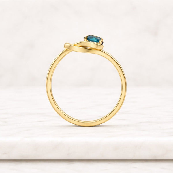 3.0 Carat Fancy Vivid Blue Color VS/SI Clarity IGI Certified Round Ideal Cut Lab Grown Diamond Halo & Pave Engagement Ring 14k Gold
