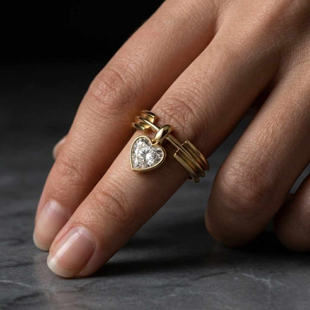 designer ring artisan ring handcrafted ring yellow ring jewelry gift for her ring lover gift ring finger ring stacking jewelry delicate ring feminine ring contemporary ring