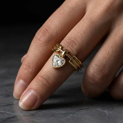 designer ring artisan ring handcrafted ring yellow ring jewelry gift for her ring lover gift ring finger ring stacking jewelry delicate ring feminine ring contemporary ring
