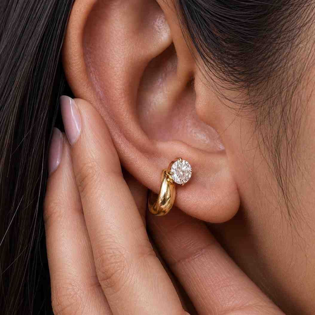 diamond earrings moissanite earrings lab diamond earrings cubic zirconia earrings cz earrings