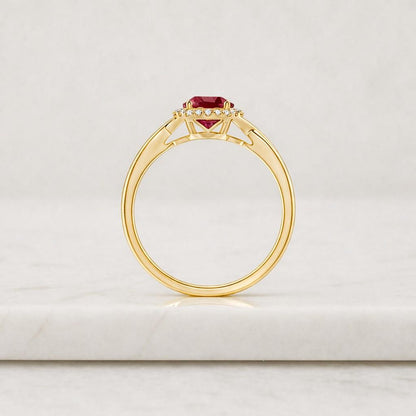 diamond halo infinity band delicate ring romantic ring feminine ring artisan ring custom ring anniversary ring engagement ring bright red ring yellow ring petite ring band ring
