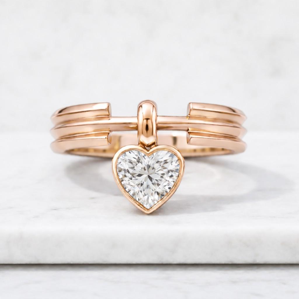 diamond heart ring moissanite ring lab diamond ring cubic zirconia ring gemstone ring clear stone ring sparkling ring brilliant stone ring heart gemstone ring
