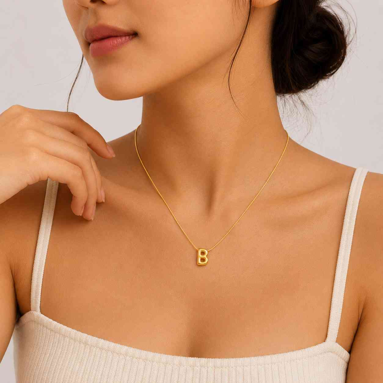 diamond letter pendant moissanite letter pendant lab diamond letter cubic zirconia letter birthstone option gemstone jewelry