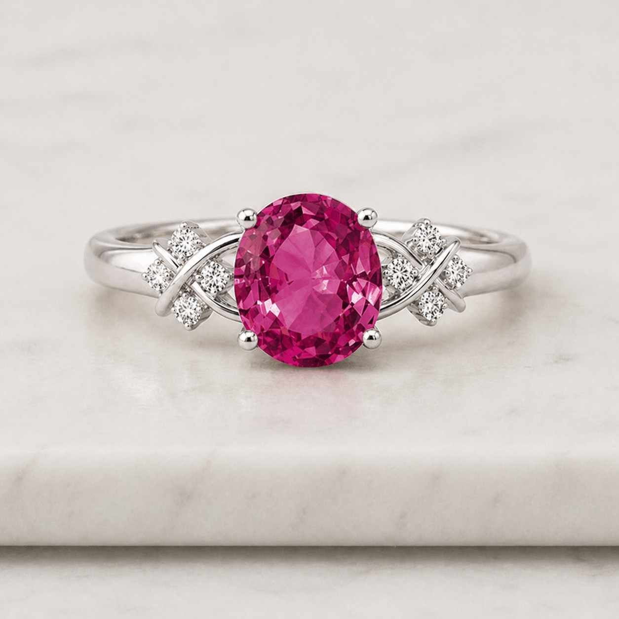 diamond pinksapphire rubylook moissanite labdiamond czstone cubiczirconia gemstone centergem pinkstone naturallook brilliantstone facetedstone sparklinggem preciousgem ovalgem coloredgem birthstone luxury