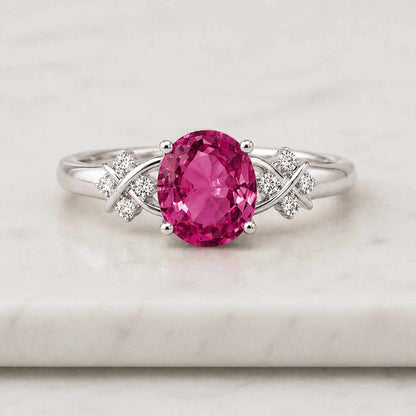 diamond pinksapphire rubylook moissanite labdiamond czstone cubiczirconia gemstone centergem pinkstone naturallook brilliantstone facetedstone sparklinggem preciousgem ovalgem coloredgem birthstone luxury