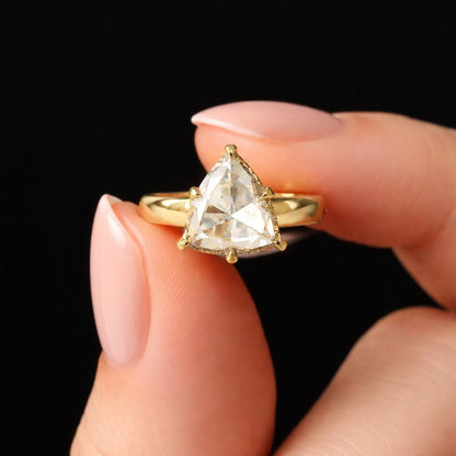 diamond ring moissanite ring lab diamond ring cubic zirconia ring cz ring clear gemstone ring white gemstone ring crystal ring