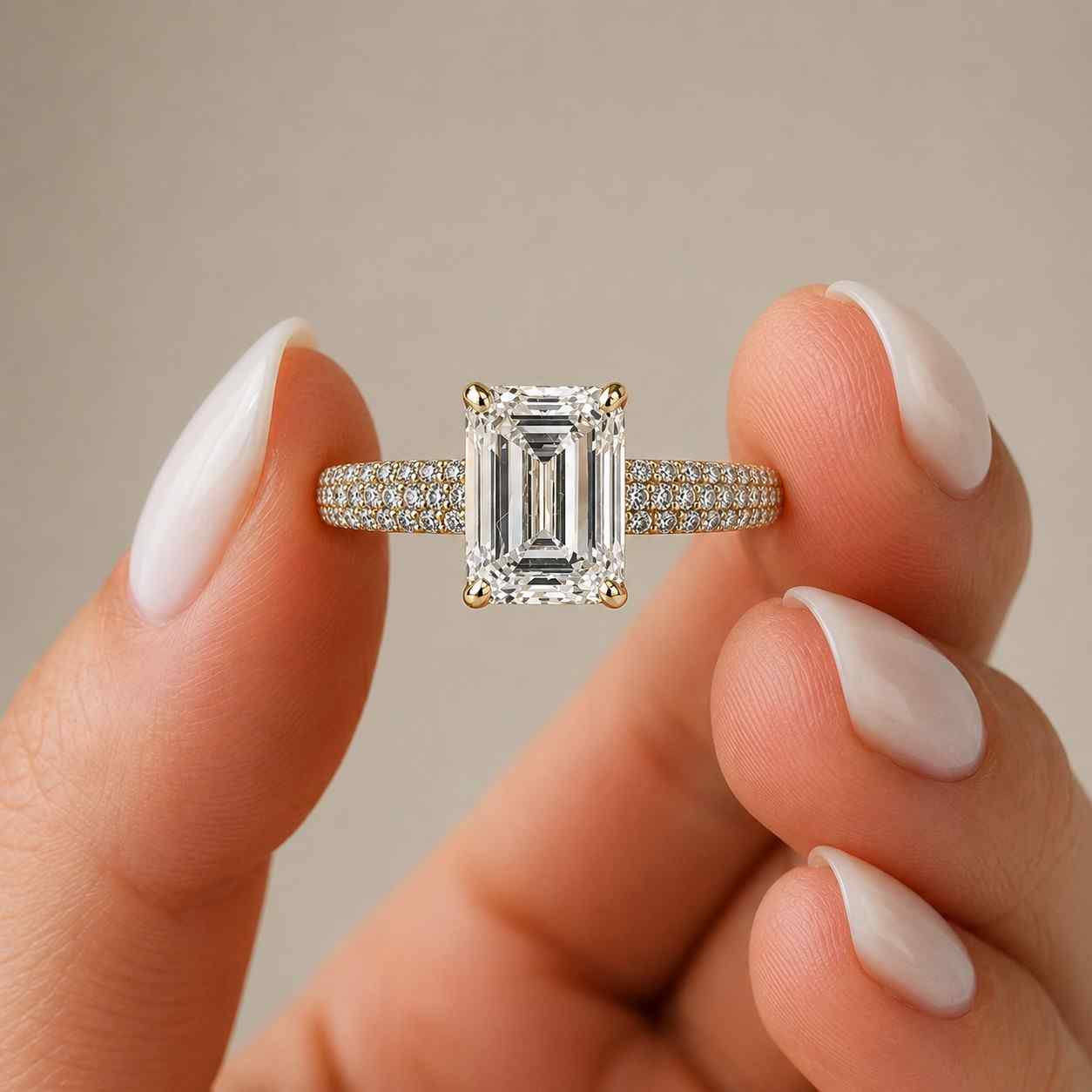 diamond ring moissanite ring lab diamond ring cubic zirconia ring gemstone ring clear stone ring
