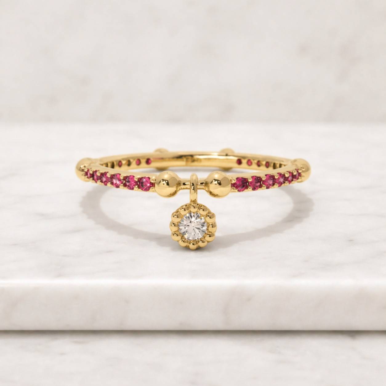diamond ring moissanite ring lab diamond ring cubic zirconia ring gemstone ring pink gemstone ring birthstone ring crystal ring sparkling ring brilliant stone ring clear stone ring