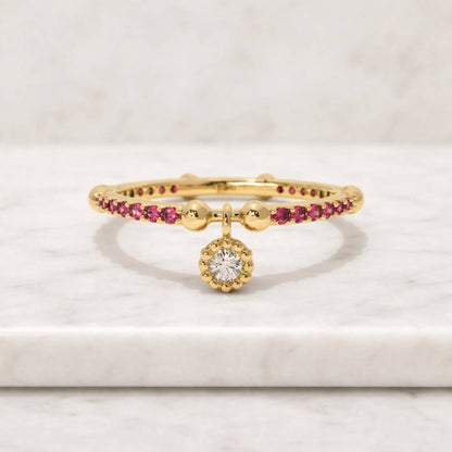 diamond ring moissanite ring lab diamond ring cubic zirconia ring gemstone ring pink gemstone ring birthstone ring crystal ring sparkling ring brilliant stone ring clear stone ring