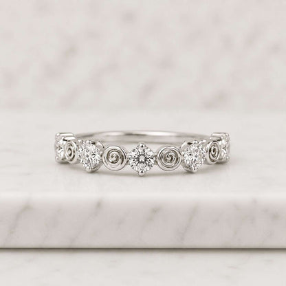 diamond ring moissanite ring lab diamond ring cubic zirconia ring natural diamond ring simulated diamond ring clear stone ring sparkling ring gemstone band round diamond ring