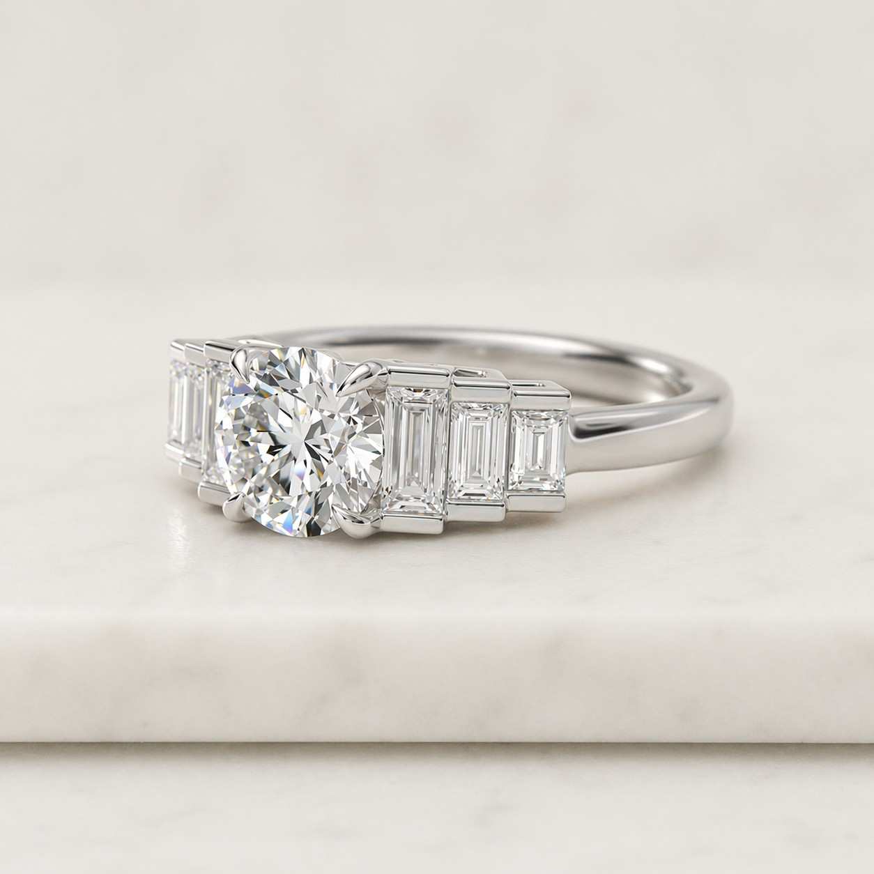 emerald cut diamond engagement ring genuine lab grown diamond ring halo & pave setting diamond ring igi certified diamond anniversary ring