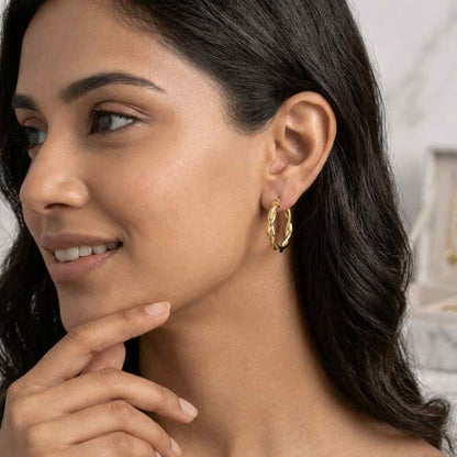 earrings gold plated earrings vermeil earrings fine gold hoops luxury gold earrings premium earrings classic gold hoops gold jewelry hoops