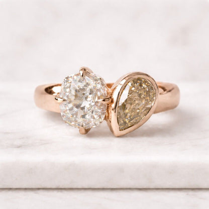 elongated oval ring teardrop ring pear shaped ring oval shaped ring bezel pear ring prong oval ring asymmetrical ring