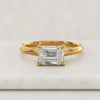 2.50 Emerald Cut Lab Grown Diamond Solitaire Engagement Ring