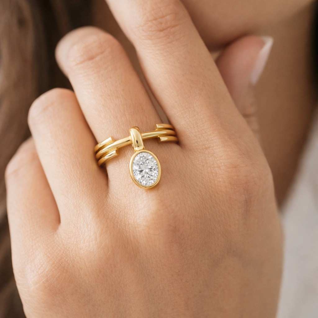 engagement ring oval engagement bezel engagement gold engagement bridal ring wedding ring proposal ring solitaire engagement modern engagement dainty engagement