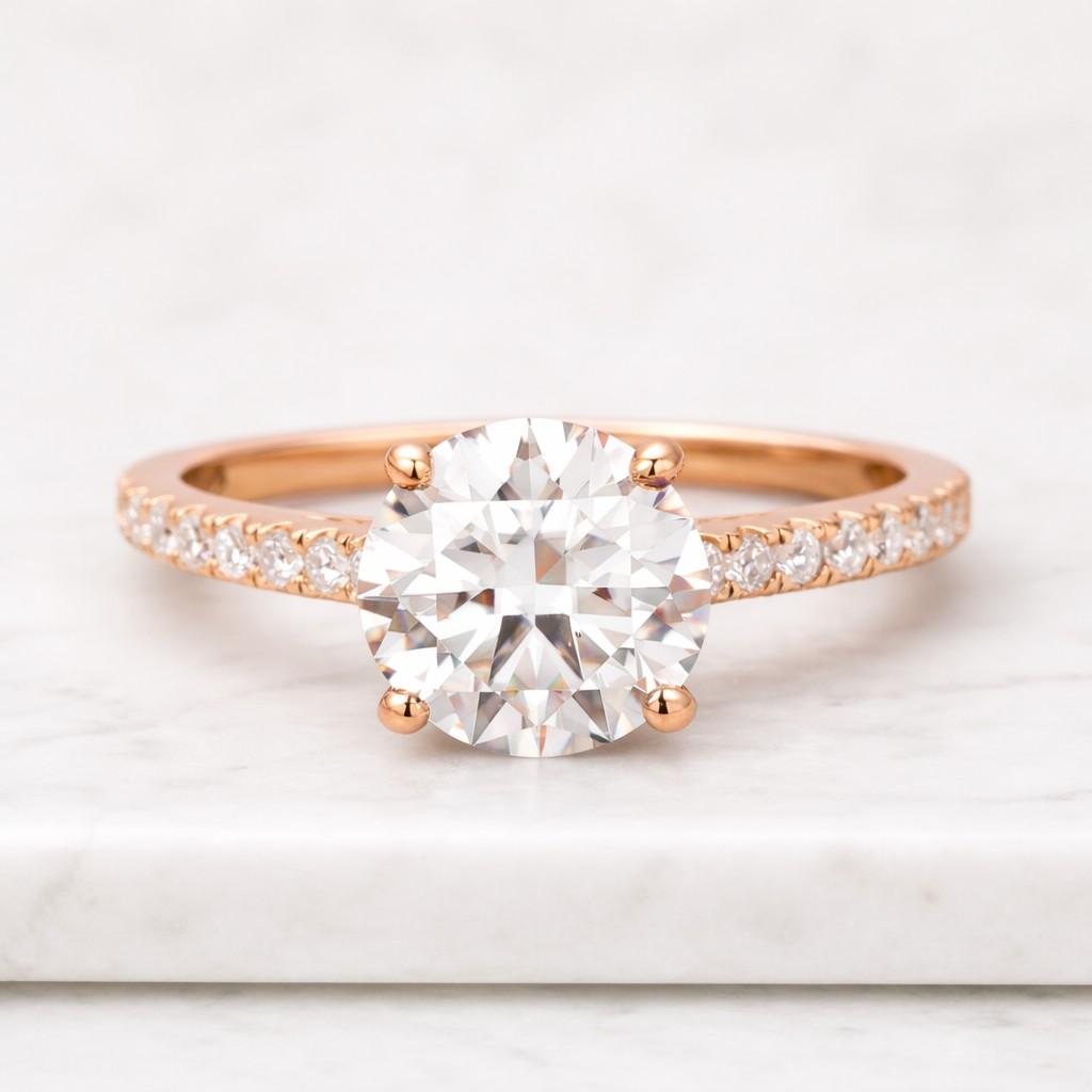 engagement ring solitaire ring round ring pave ring promise ring bridal ring wedding ring thin band ring jewelry ring women ring classic ring