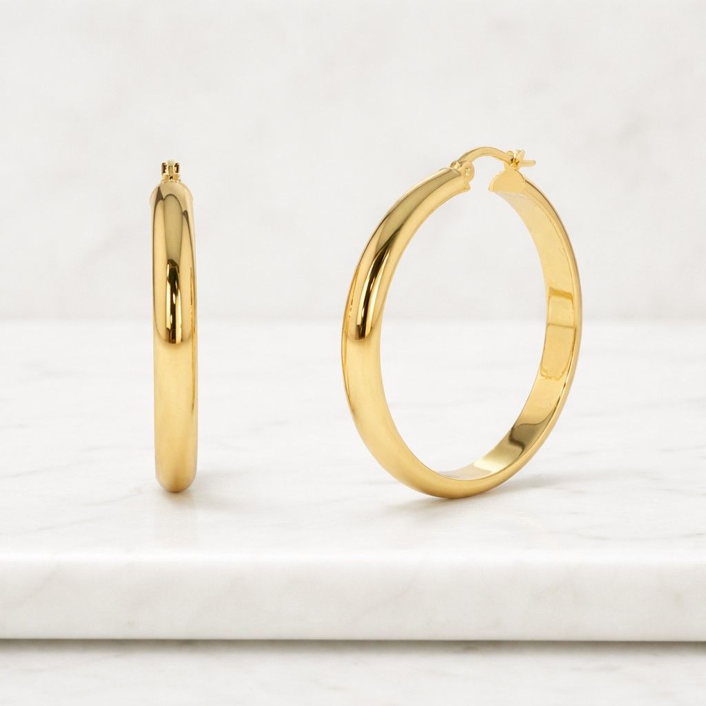 14K Gold Hoop Earrings, Gold Earrings, Gold Hoops, Hoop Earrings, Minimalist Gold Earrings, Hoop Earring Gold, Big Gold Hoops, Large Hoops