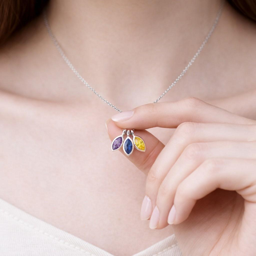 everyday necklace small pendant red gemstone necklace marquise pendant elegant necklace delicate necklace layering necklace