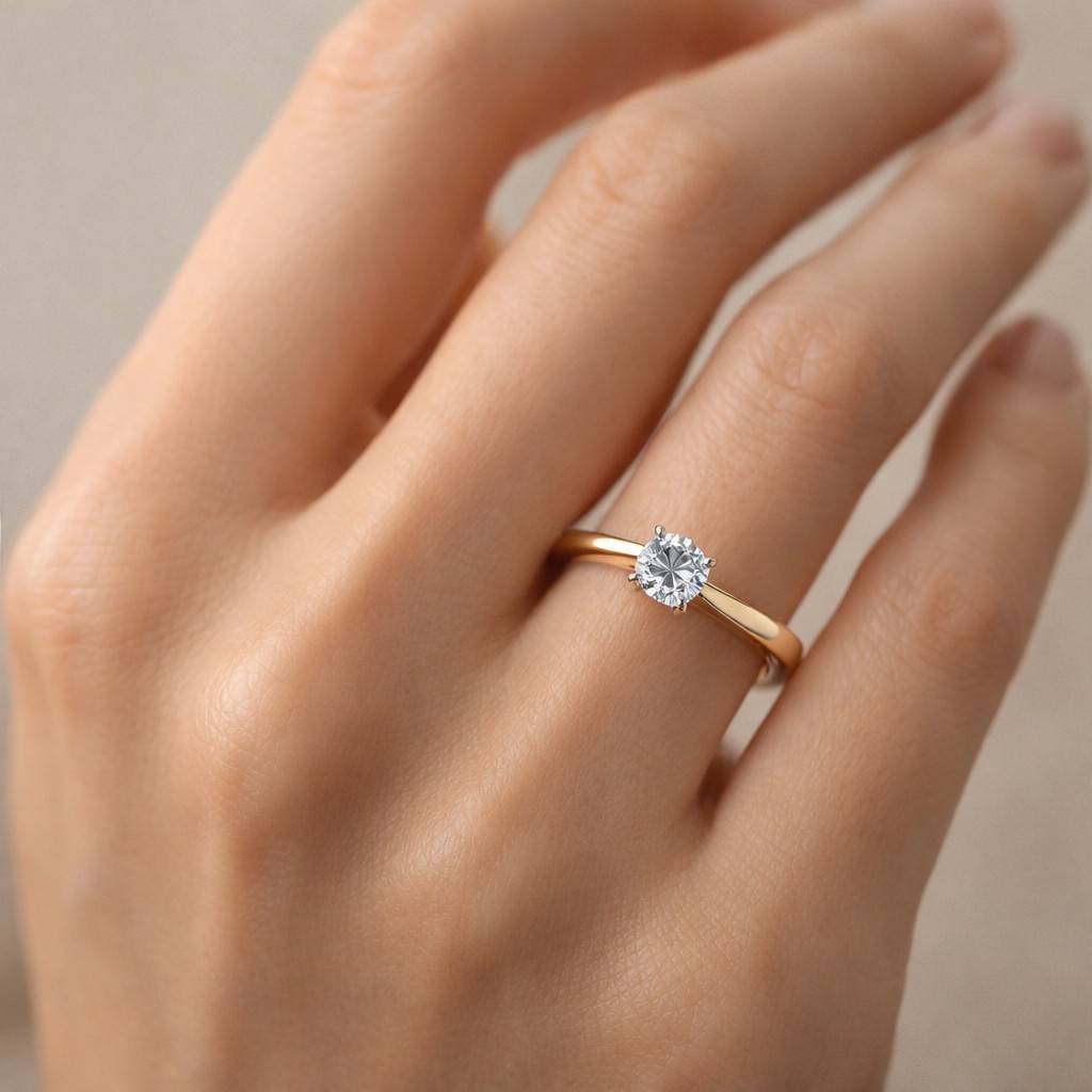 everyday ring custom ring gift for her ring jewelry gift ring lover gift bridal jewelry modern ring dainty ring minimal ring round stone ring bright stone ring sparkle ring
