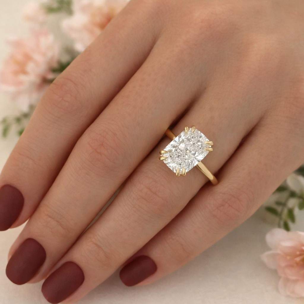 eye clean ring clear stone ring sparkle ring minimalist ring designer ring artisan ring custom ring ladies ring gift ring