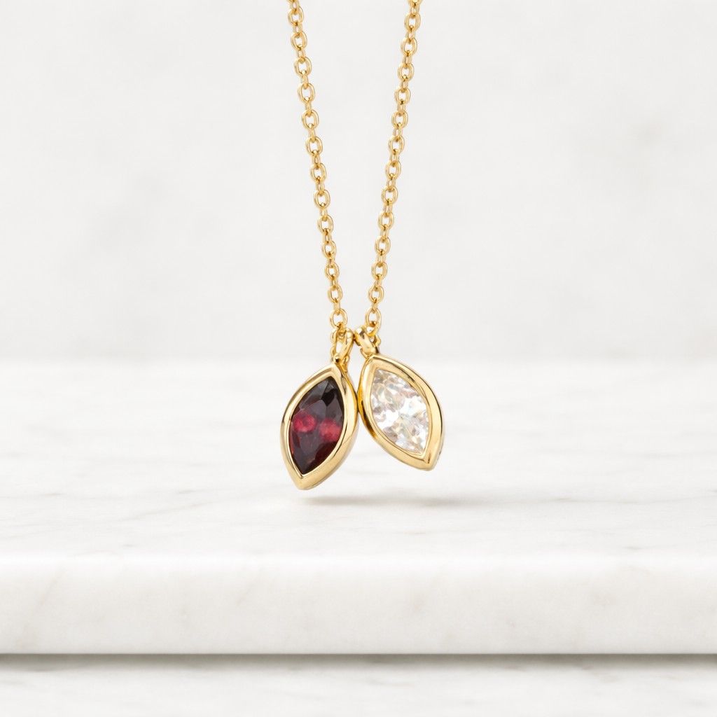 fashion jewelry classic necklace timeless necklace cute necklace chic necklace polished necklace sleek necklace tiny pendant gemstone jewelry red pendant