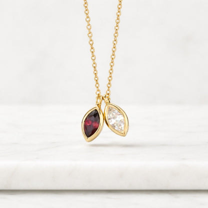 fashion jewelry classic necklace timeless necklace cute necklace chic necklace polished necklace sleek necklace tiny pendant gemstone jewelry red pendant