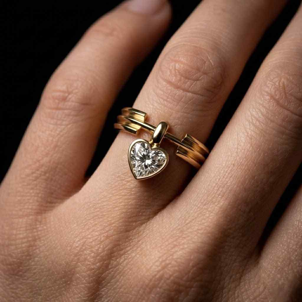 fine jewelry statement ring elegant ring romantic ring love ring crystal ring solitaire ring handmade ring fashion ring daily wear ring trendy ring gift ring unique ring