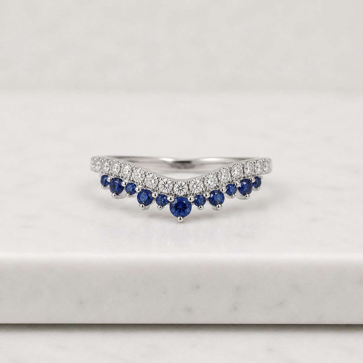 round diamond wedding band perfect stacking band for engagement ring chevron band for her anniversary gift for wife stackable ring