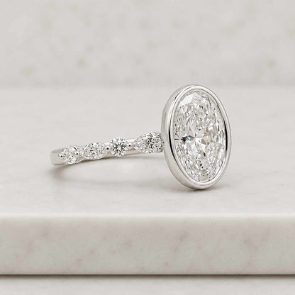 finish white metal slim band comfort band oval center sparkling ring statement jewelry artisan jewelry custom jewelry handmade jewelry daily wear stacking ring women jewelry gift for her ring lover timeless jewelry refined style clean look premium ring