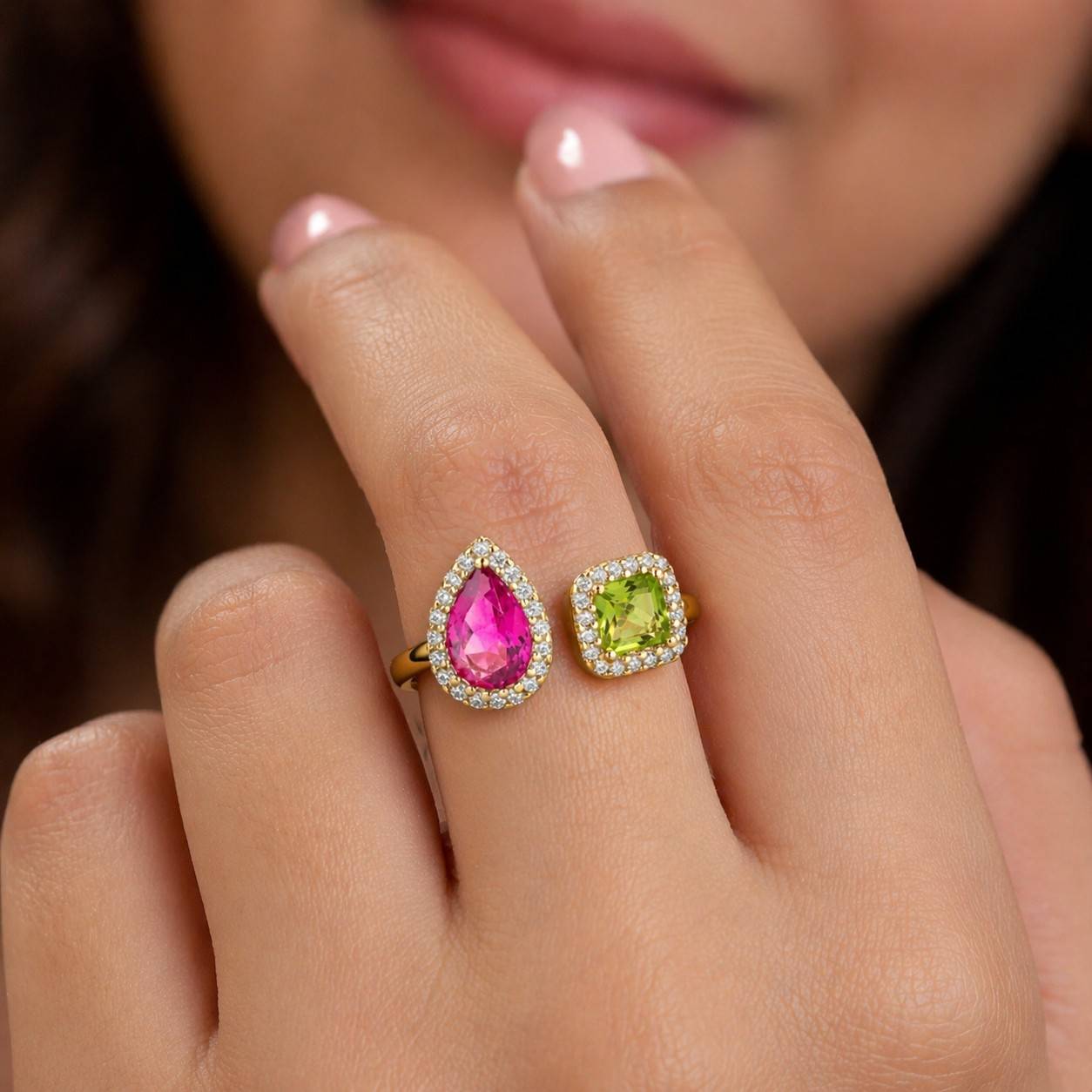 gemstone band fine ring luxury ring artisan jewelry handcrafted ring modern jewelry statement jewelry elegant jewelry fashion jewelry daily ring stackable ring slim ring delicate ring