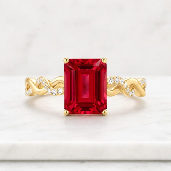 gemstone ring gold solitaire ring gold twisted ring gold infinity ring gold fashion ring gold statement ring gold band ring gold prong ring polished gold ring luxury gold ring modern gold ring classic gold ring