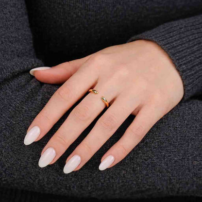 geometric jewelry sculptural jewelry unique jewelry delicate jewelry daily wear ring stack ring layering ring plain jewelry