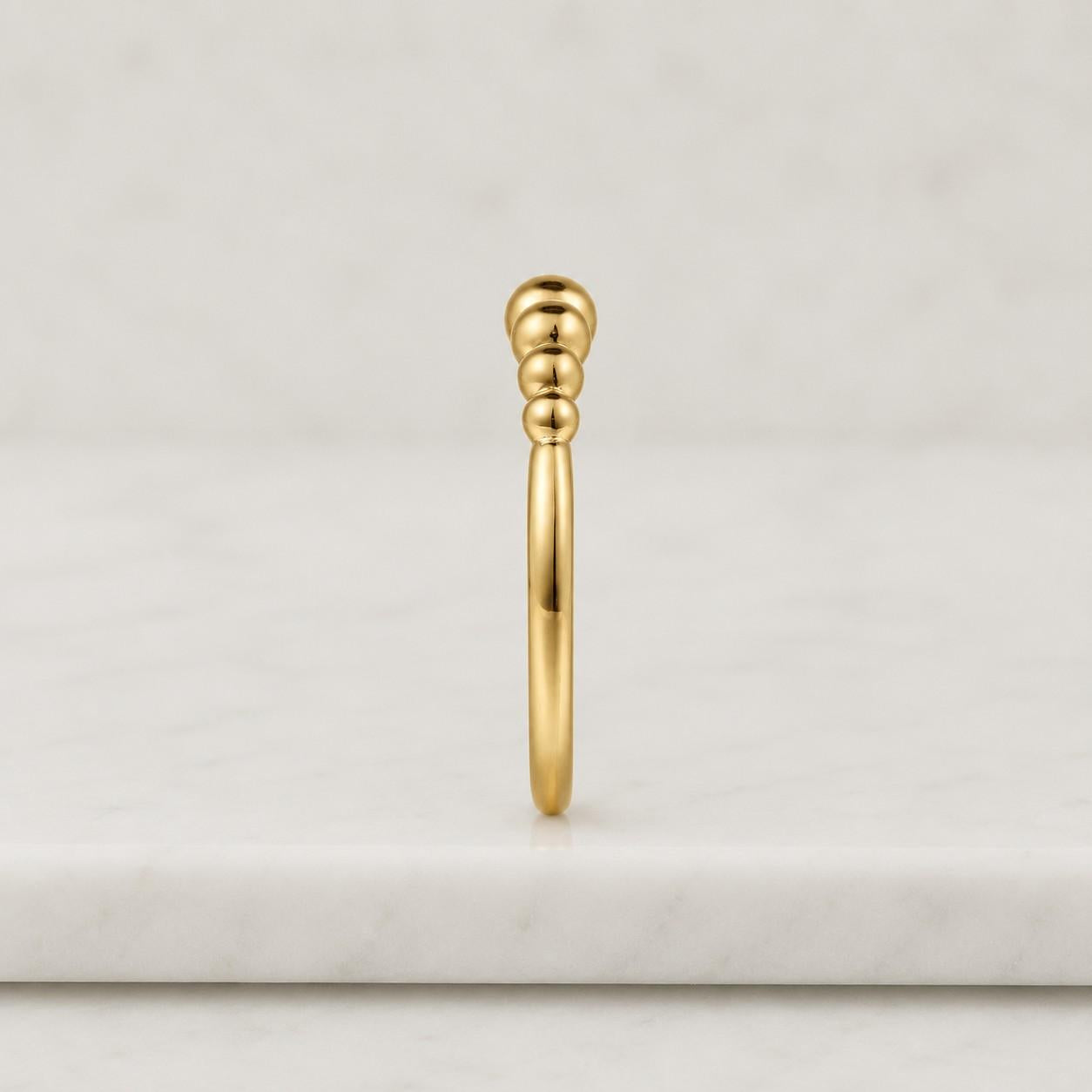 gold bead ring beaded ring bubble ring ball ring sphere ring stacking ring thin ring dainty ring minimal ring simple ring modern ring everyday ring women ring fashion ring fine ring elegant ring