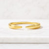 14K Yellow Gold Open Cuff Ring