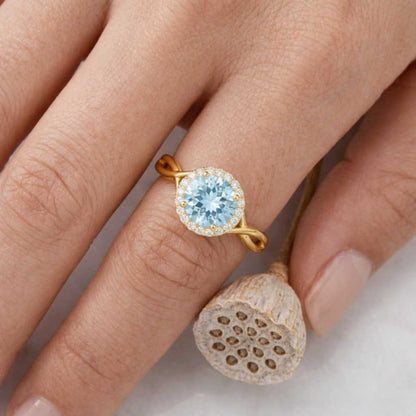 gold gemstone ring gold halo ring gold infinity ring gold stacking ring gold wedding ring gold fashion ring gold fine ring gold gift ring