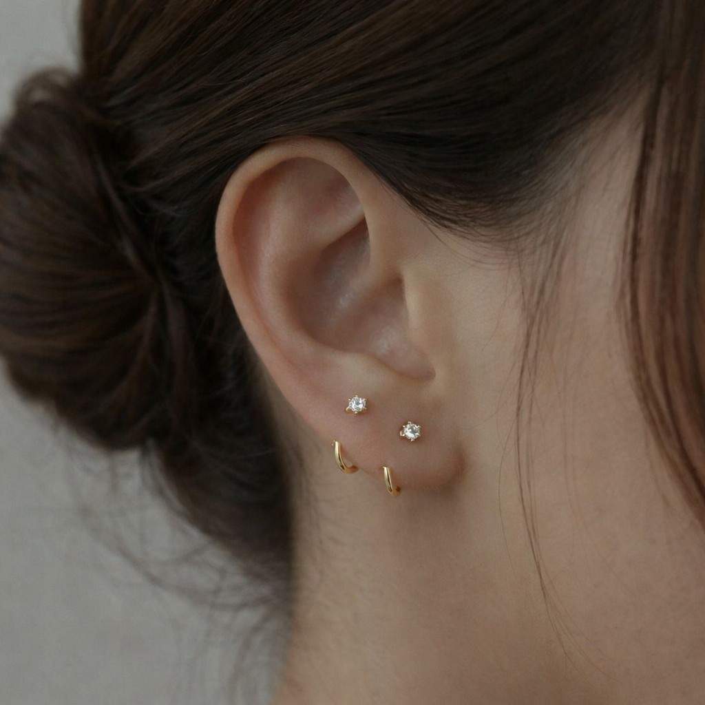 Dainty Marquise Moissanite Diamond Ear Cuff,No Piercing Marquise Ear Wrap 925 Sterling Silver,Minimalist Earring Stack,Birthday Gift for her