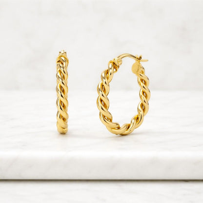gold hoop earrings twisted hoop earrings rope hoop earrings braided hoop earrings chunky hoop earrings bold hoop earrings