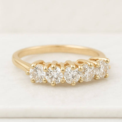 gold matching band silver stacking ring promise Bridal ring Anniversary