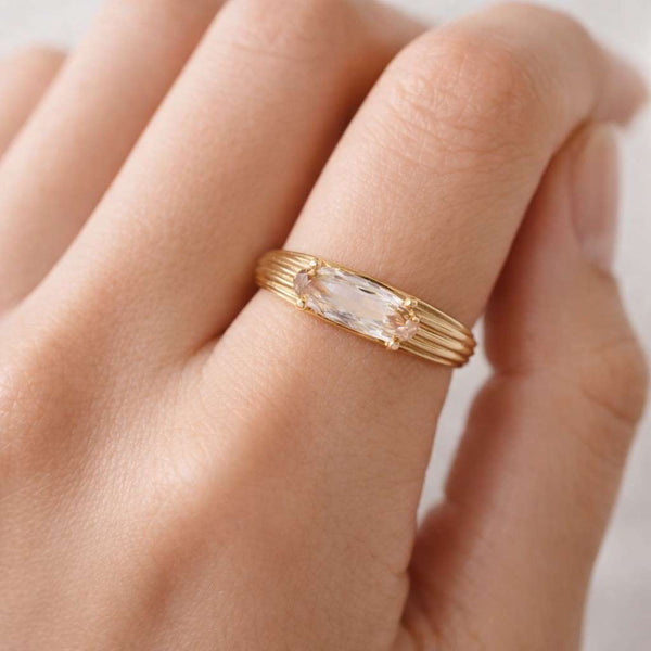 gold plated ring vermeil ring gold jewelry fine gold ring luxury gold ring polished gold ring classic gold ring modern gold ring