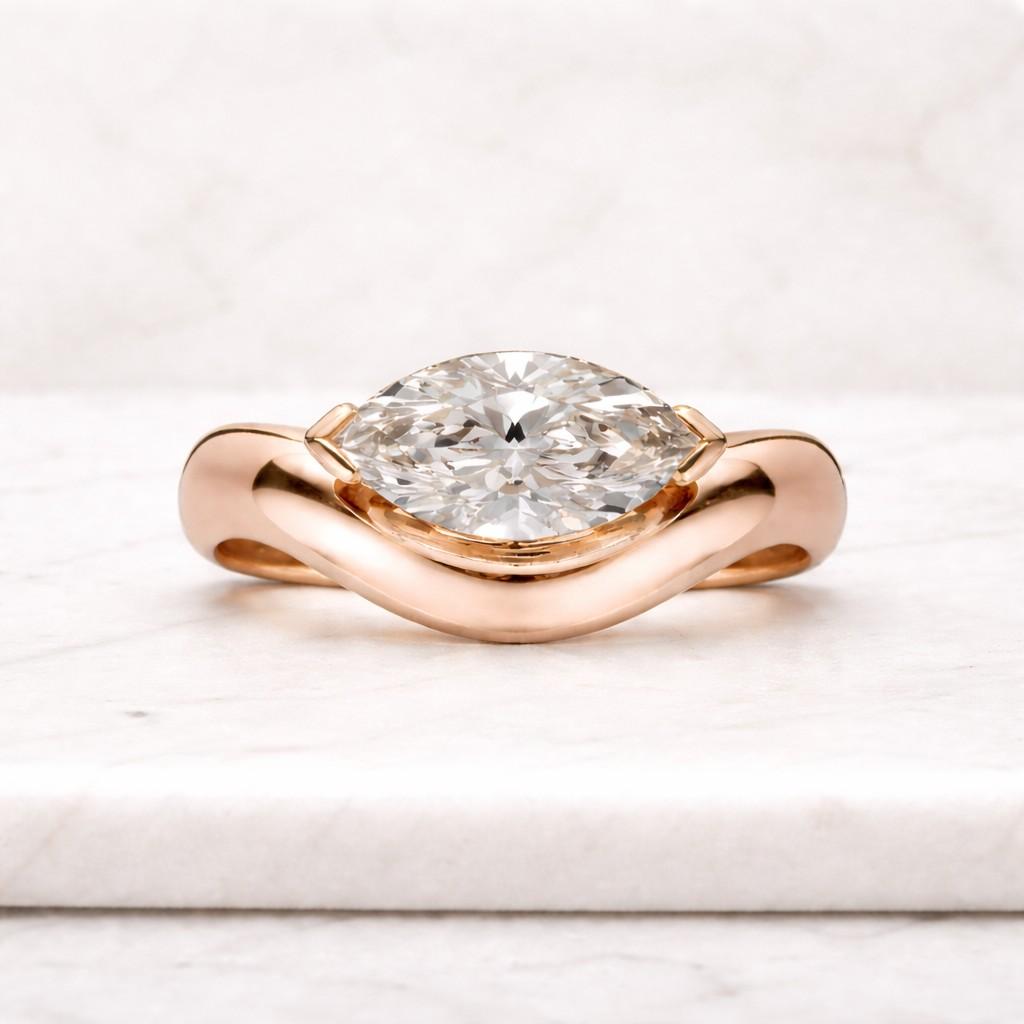 gold wedding ring gold promise ring gold fashion ring gold stacking ring gold contour ring gold solitaire ring