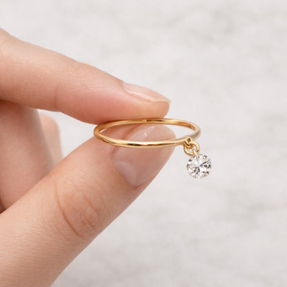 handmade ring womens ring promise ring everyday ring elegant ring simple ring delicate ring cute ring petite ring slim band ring lover gift red stone ring clear stone ring