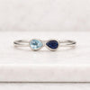 Multi Birthstone Infinity Ring