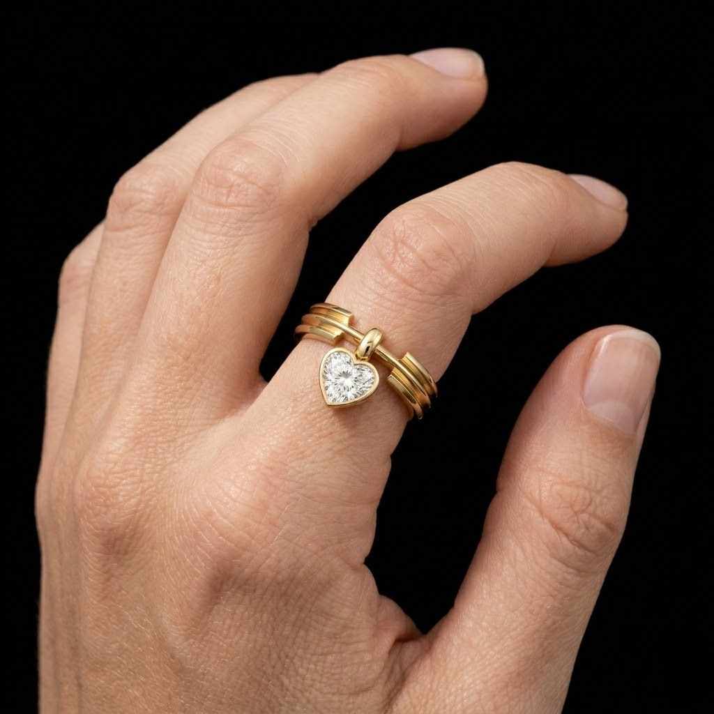 jewelry fine gold ring luxury gold ring gold band ring gold heart ring gold stacking ring gold engagement ring gold promise ring gold fashion ring gold gift ring gold bezel ring