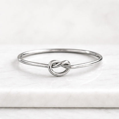 knot ring circle knot ring minimalist knot ring dainty knot ring silver knot ring love knot ring simple knot ring tiny knot ring