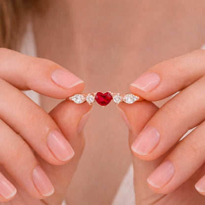 lab created diamond ring diamond alternative ring moissanite jewelry cz ring gemstone jewelry ruby engagement ring