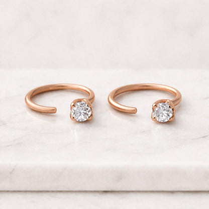 Gold Ear Cuff ∙ Diamond Pavé Ear Cuff ∙ 18K Gold 925 Sterling Silver ∙ Dainty Ear Wrap ∙ No Piercing ∙ Stacking Earring ∙ Gift for Her